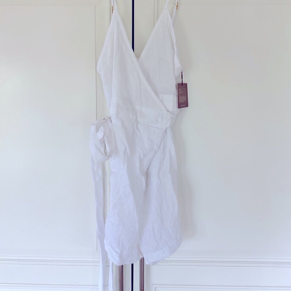 ACACIA Swimwear NS Romper White Wash